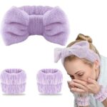 ⁦Fleece Headband and Wristbands Set⁩ - الصورة ⁦4⁩