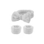 ⁦Fleece Headband and Wristbands Set⁩ - الصورة ⁦2⁩