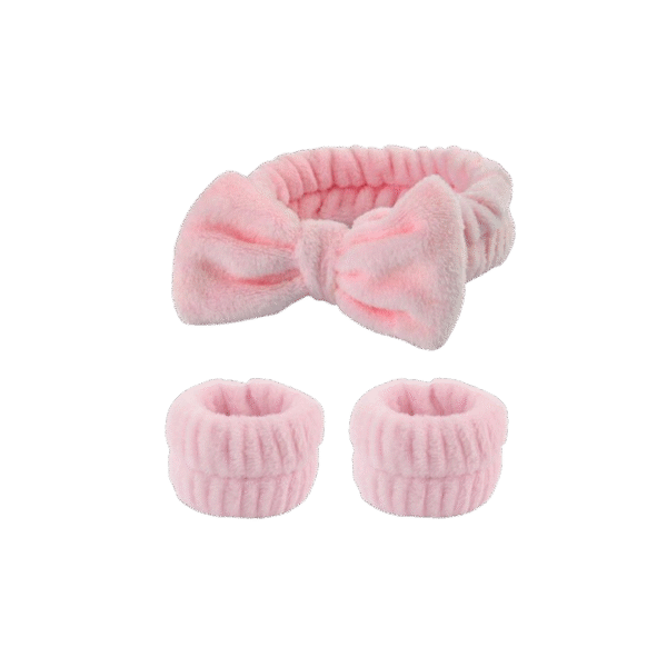 Fleece Headband and Wristbands Set