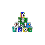 Soccer Theme Slap Bracelet 1 Pc