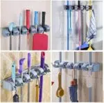 ⁦Wall-Mounted Broom Holder⁩ - الصورة ⁦4⁩