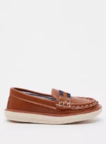 Slip-On Moccasins with Stitch Detail