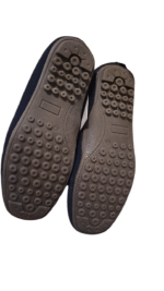 ⁦Mothercare navy faux-suede loafer shoes⁩ - الصورة ⁦4⁩